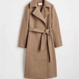 BNWT TIE BELT LONG COAT